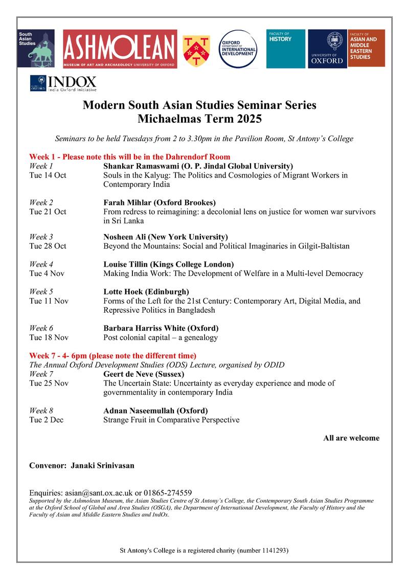 sa seminar schedule mt25
