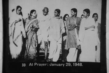 gandhi going to prayer